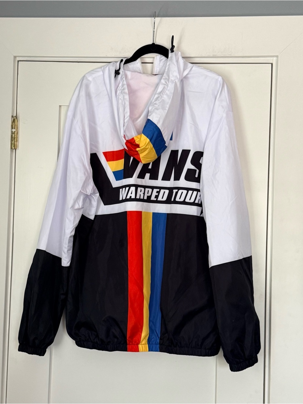 Vans Warped Tour Retro Film White Windbreaker